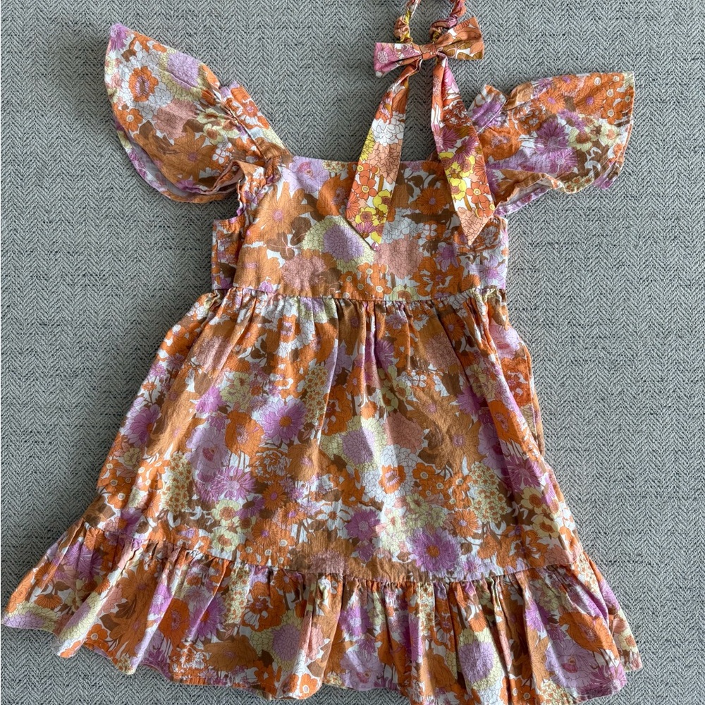 Cotton on dress w/matching hair tie